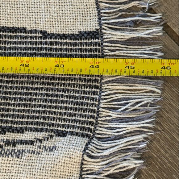 Vintage Winter Scene Snowman Christmas Tapestry Throw Blanket 45x58 - Picture 7 of 8